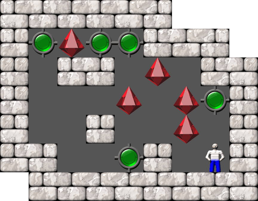 Sokoban Mass Remodel level 1831